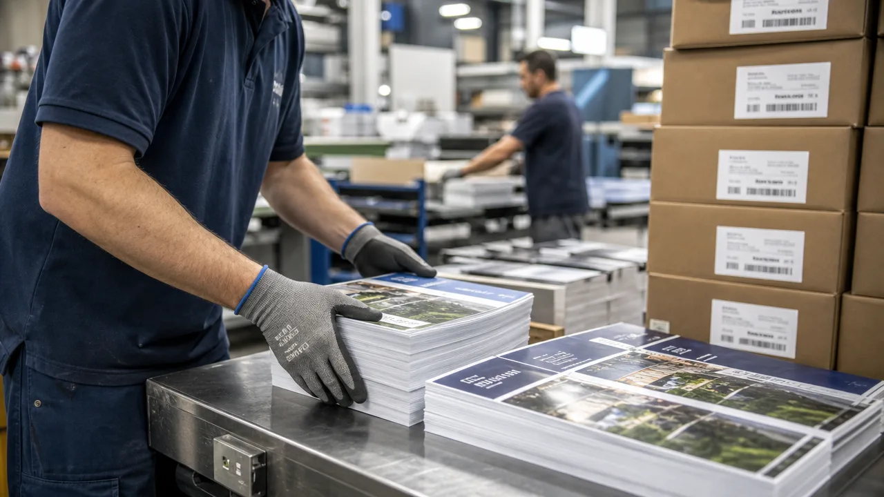 Fretwell direct mail production - enclosing, sortation and Royal Mail despatch, Keighley West Yorkshire